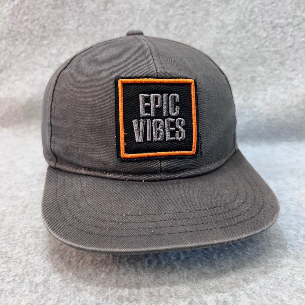 Epic Vibes Kids Gray Old Navy Baseball Hat Adjustable Snapback OSFA